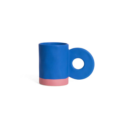 Taza Azul y Rosa
