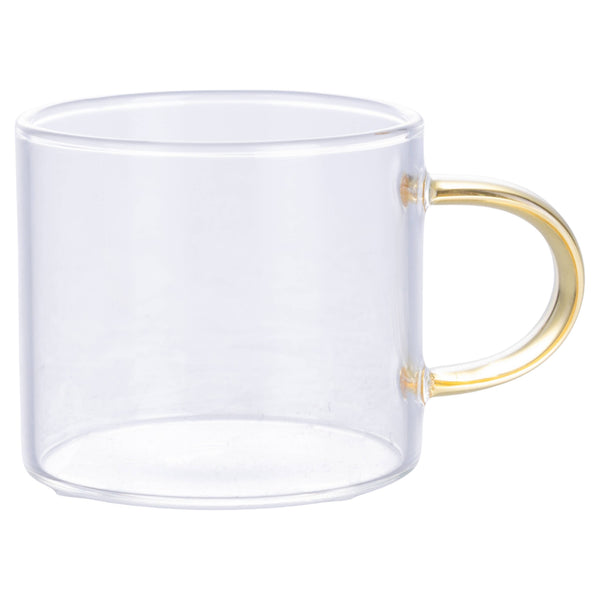 Mini taza de Cristal con Asas Colores Amarillo
