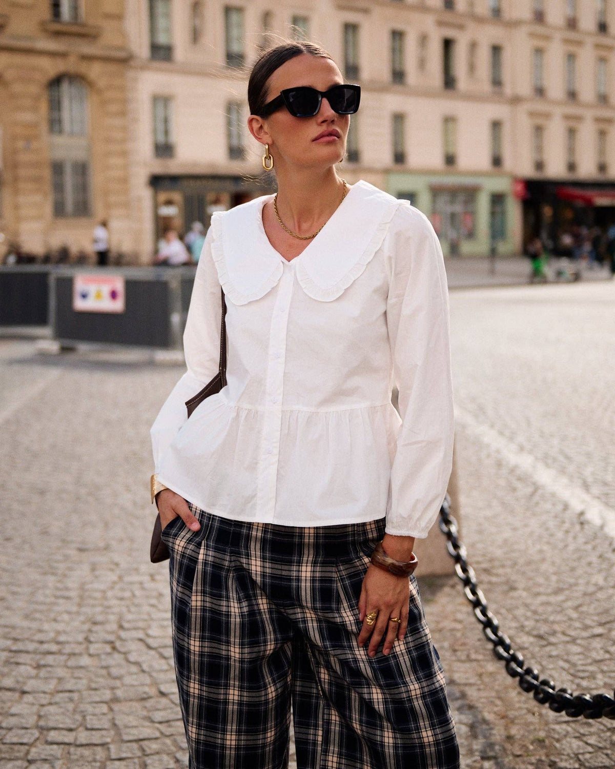 Pantalones Cuadros Franela Culotte