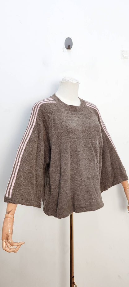 Jersey de punto burdeos