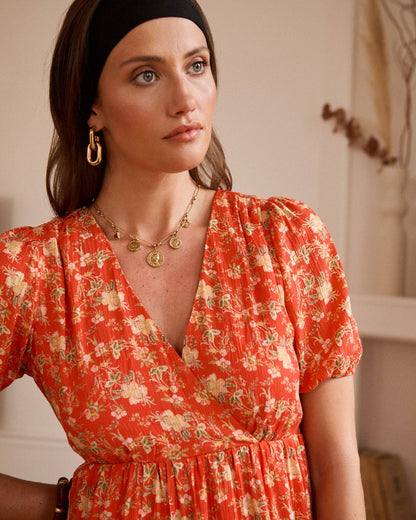 Vestido Falyne rojo