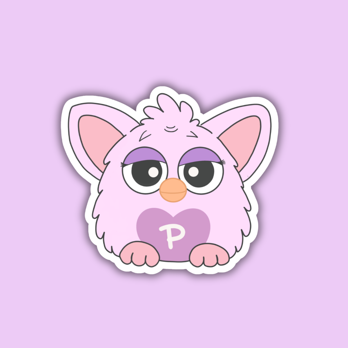 Pegatina Muñeco Furby Popby