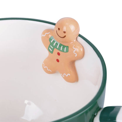Merry Christmas Gingerbread Man Mug