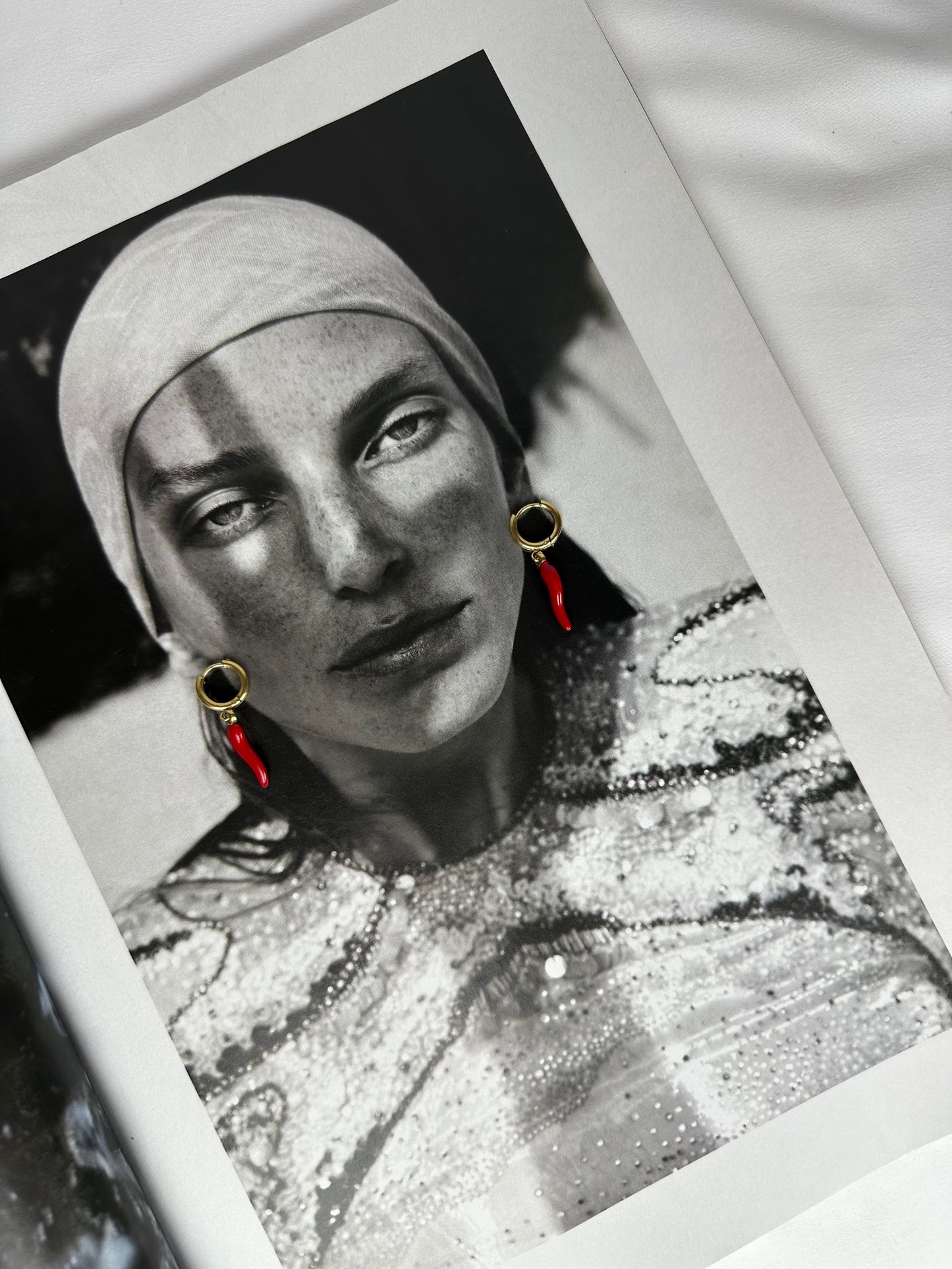 Mini Pendientes Guindilla Roja Pimiento Chilli