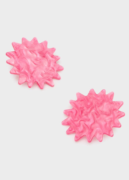 Pendientes Destello Resina Verde