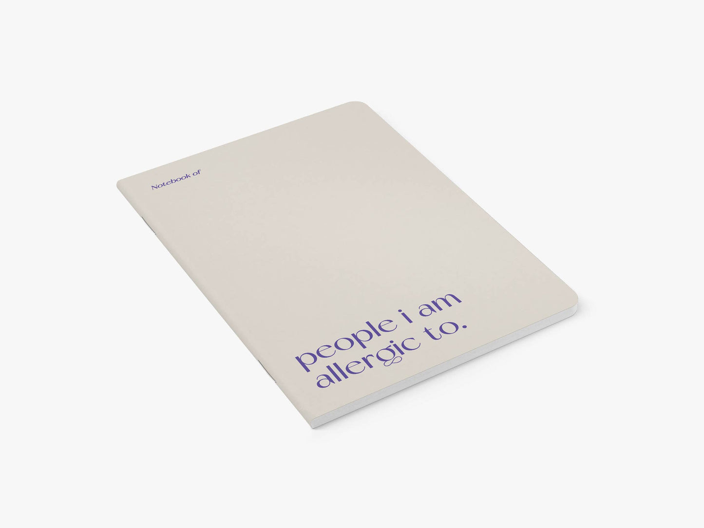 Cuaderno A5 People I'm Allergic To