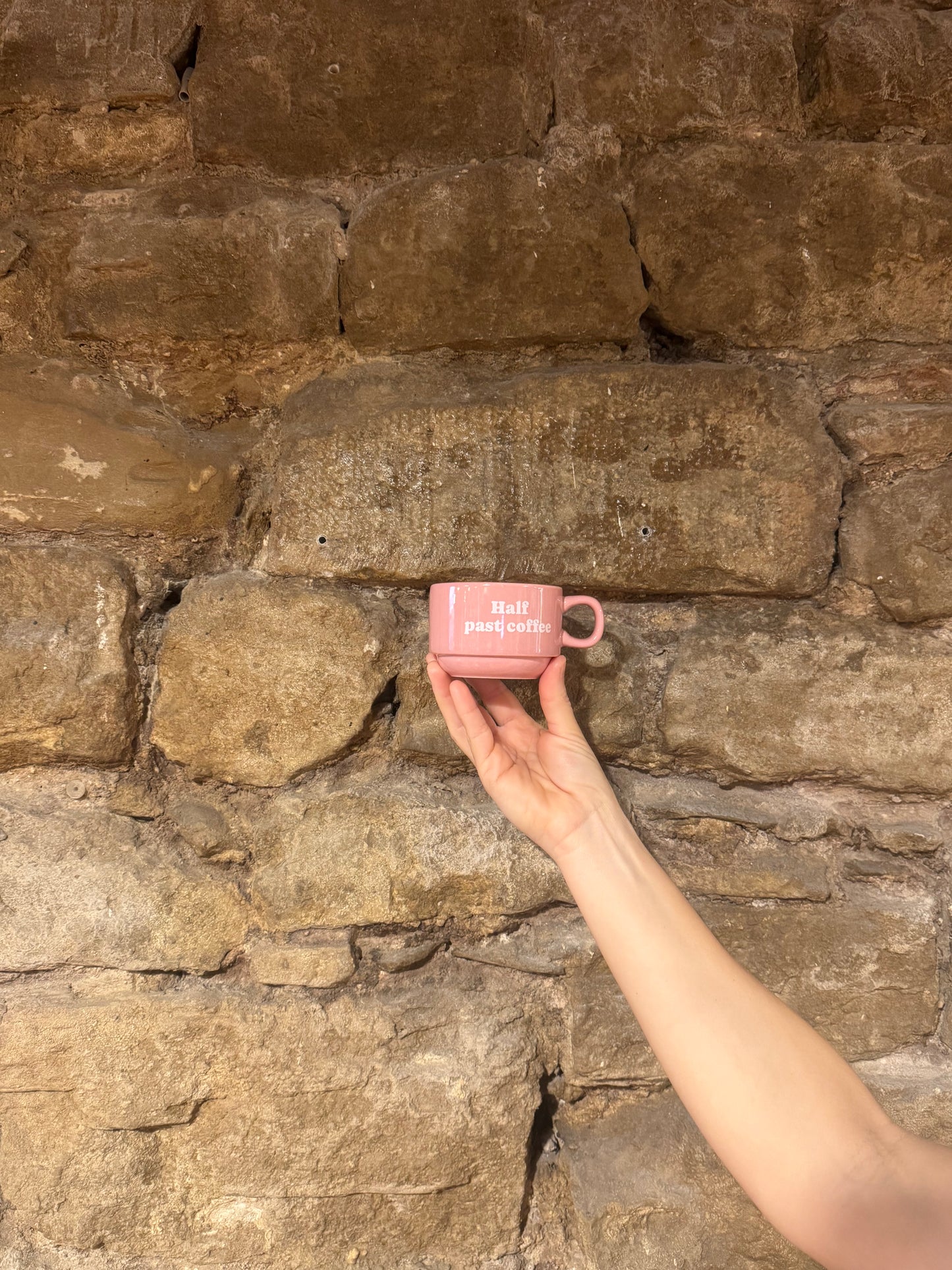 Taza Rosa Half Past Coffee