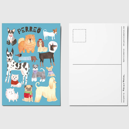 A6 Tarjeta o Postal con Sobre Perreo