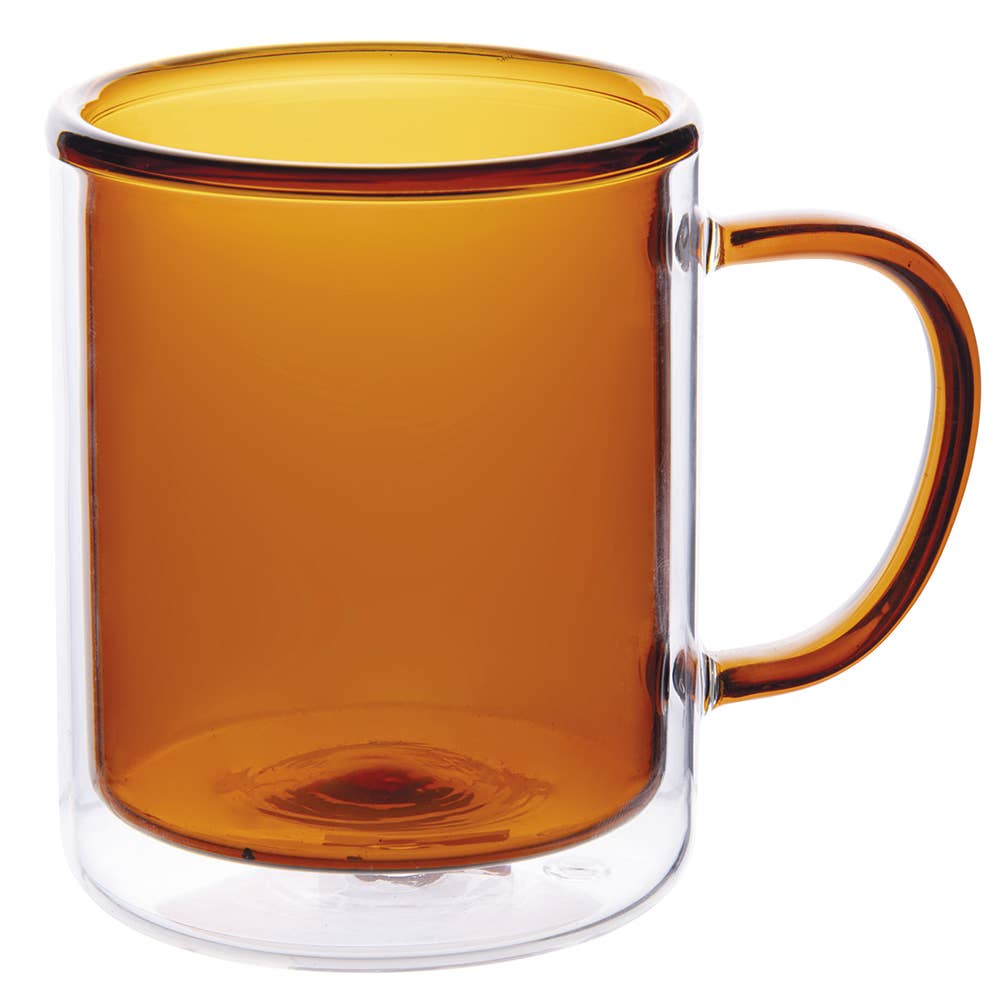 Taza Marrón con Doble Fondo