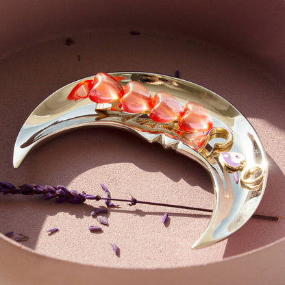 Plato Platito Para Joyería o Joyero Luna Plata