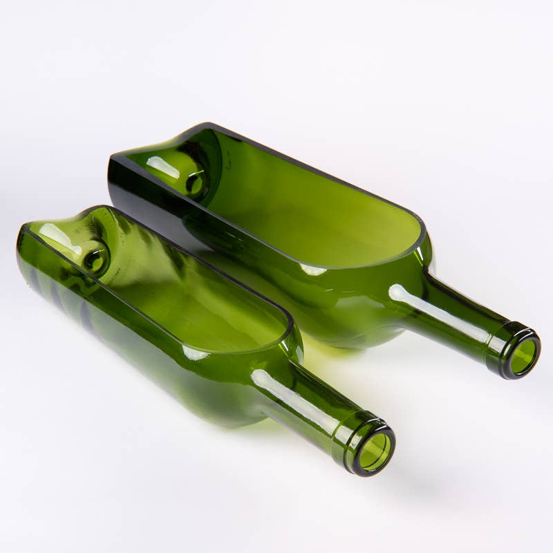 Mitad Botella Verde Grande