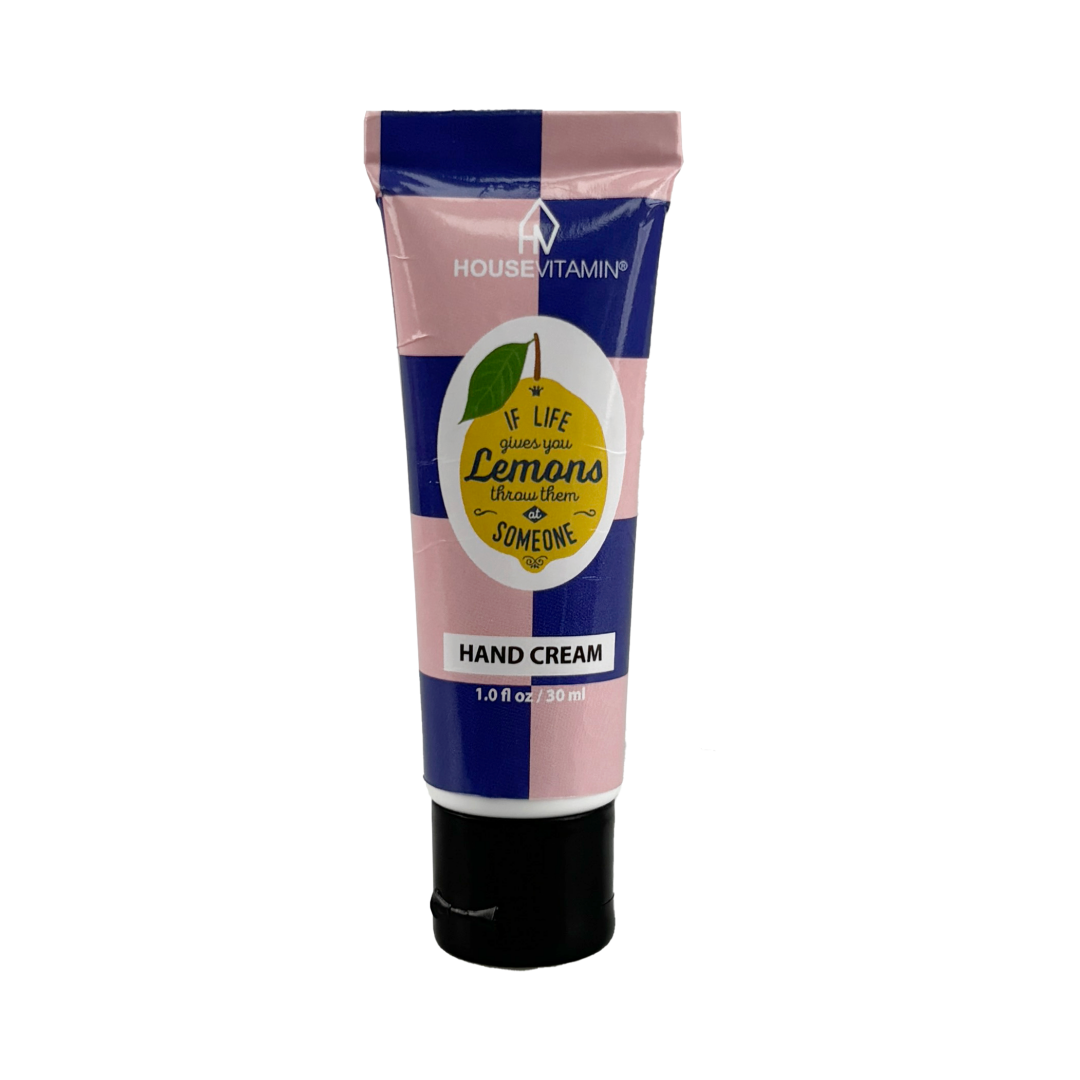 Crema de manos - Vegana - Mini tubo - Limón/Bergamota - 30 ml