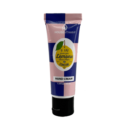 Crema de manos - Vegana - Mini tubo - Limón/Bergamota - 30 ml