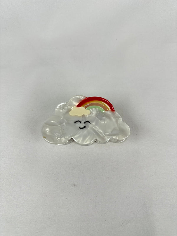Pinza de Pelo Nube con Cara