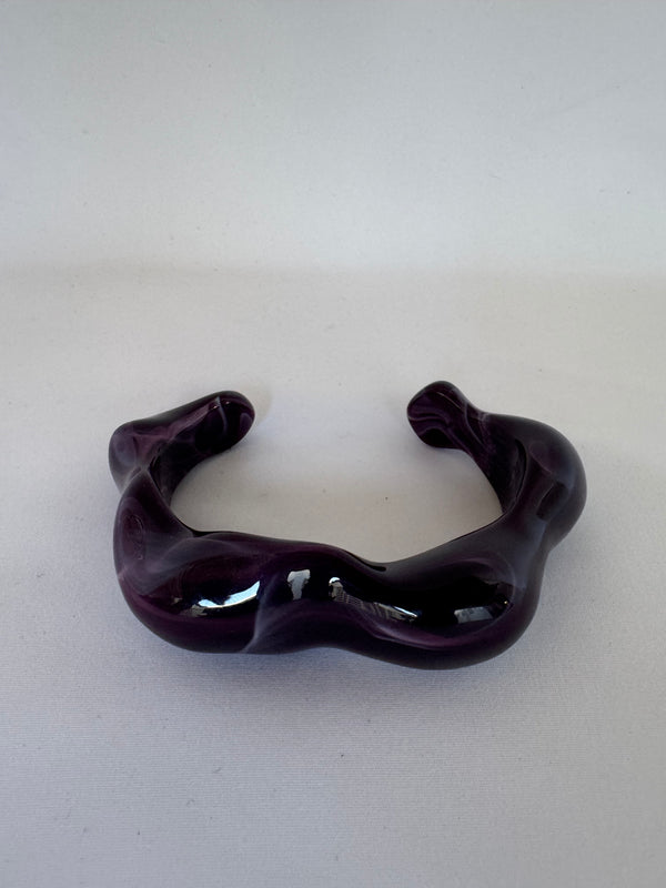 Pulsera Resina Flor Morado