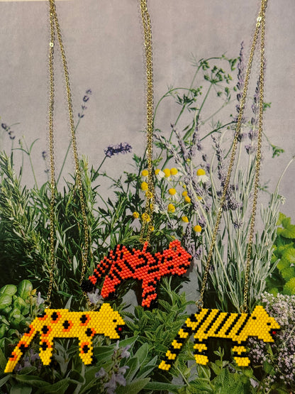 Collar Miyuki Leopardo