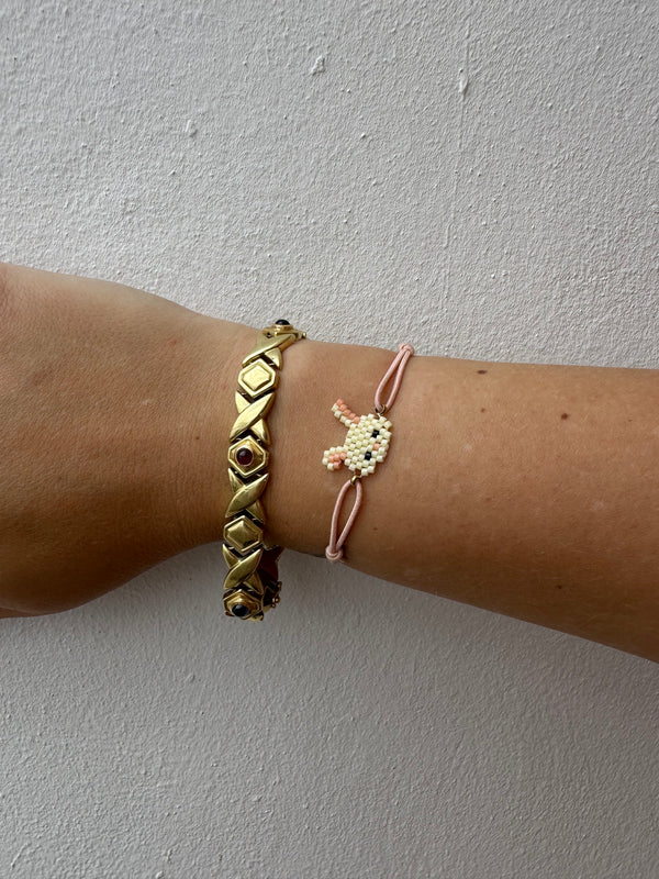 Pulsera Elástica Miyuki Conejo