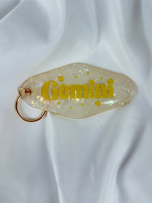 Llavero Zodiaco Horóscopo Géminis