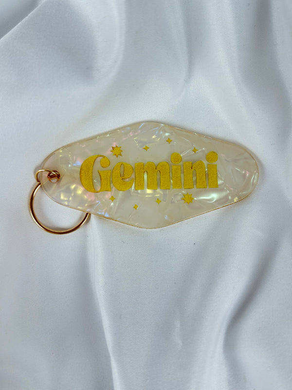 Llavero Zodiaco Horóscopo Géminis