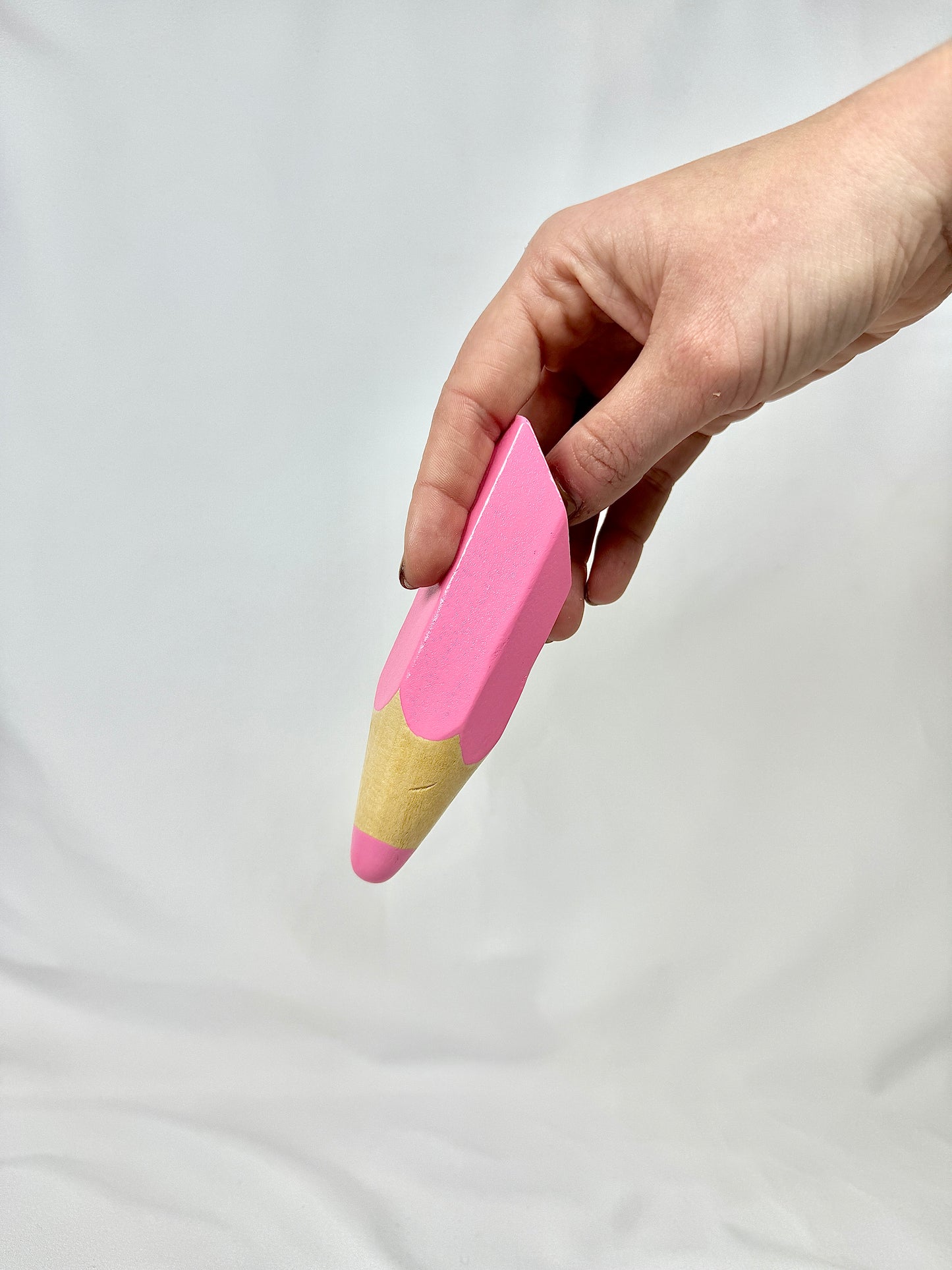 Colgador Pared Lápiz Rosa