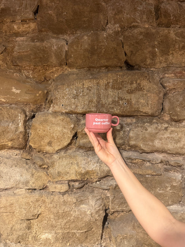 Taza Rosa Quarter Past Coffee