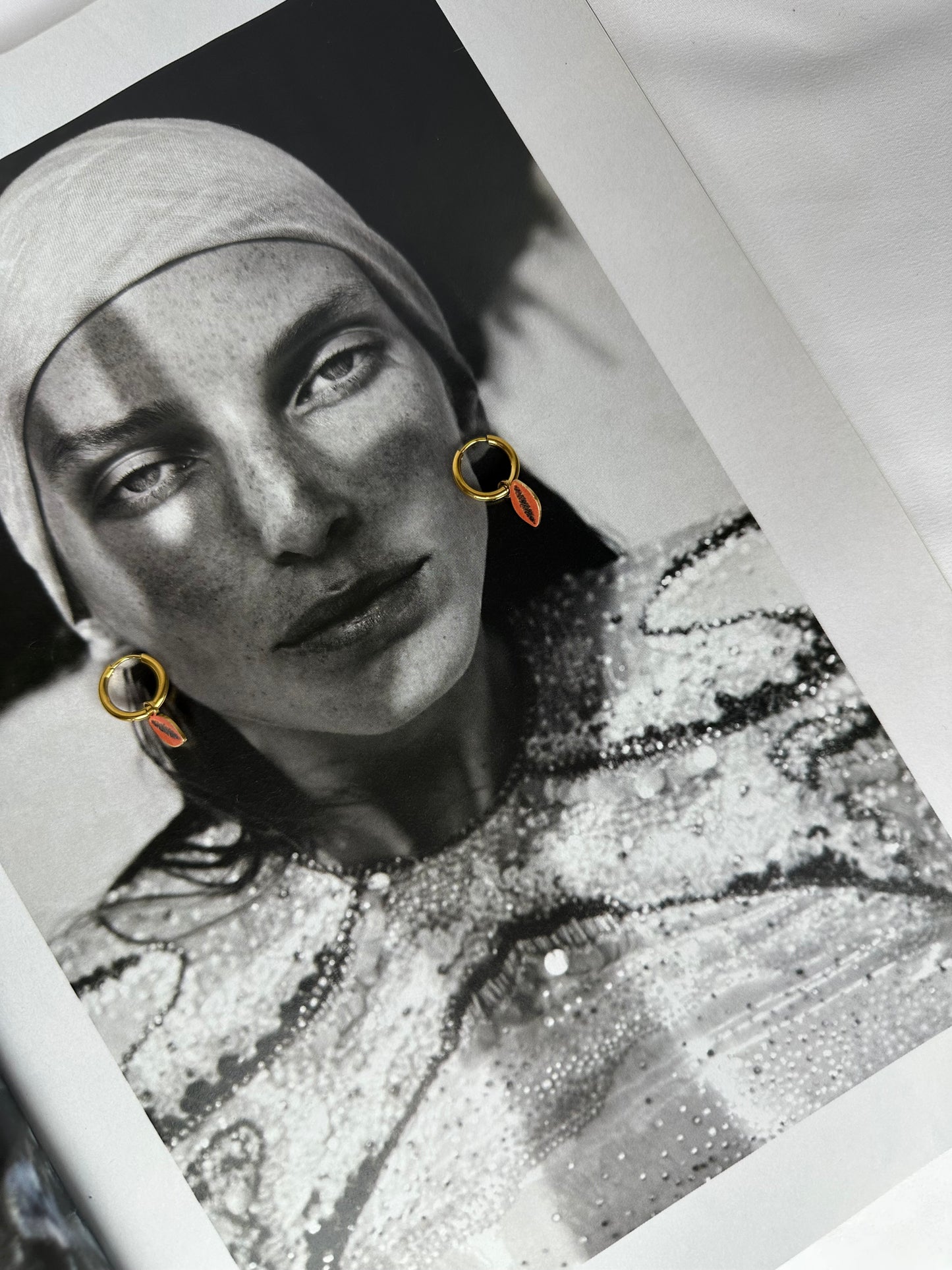 Mini Pendientes Papaya