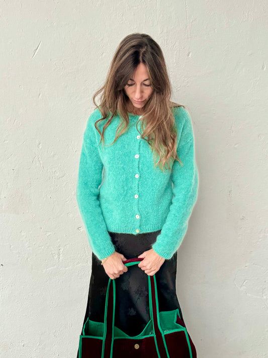 Chaqueta Punto Verde