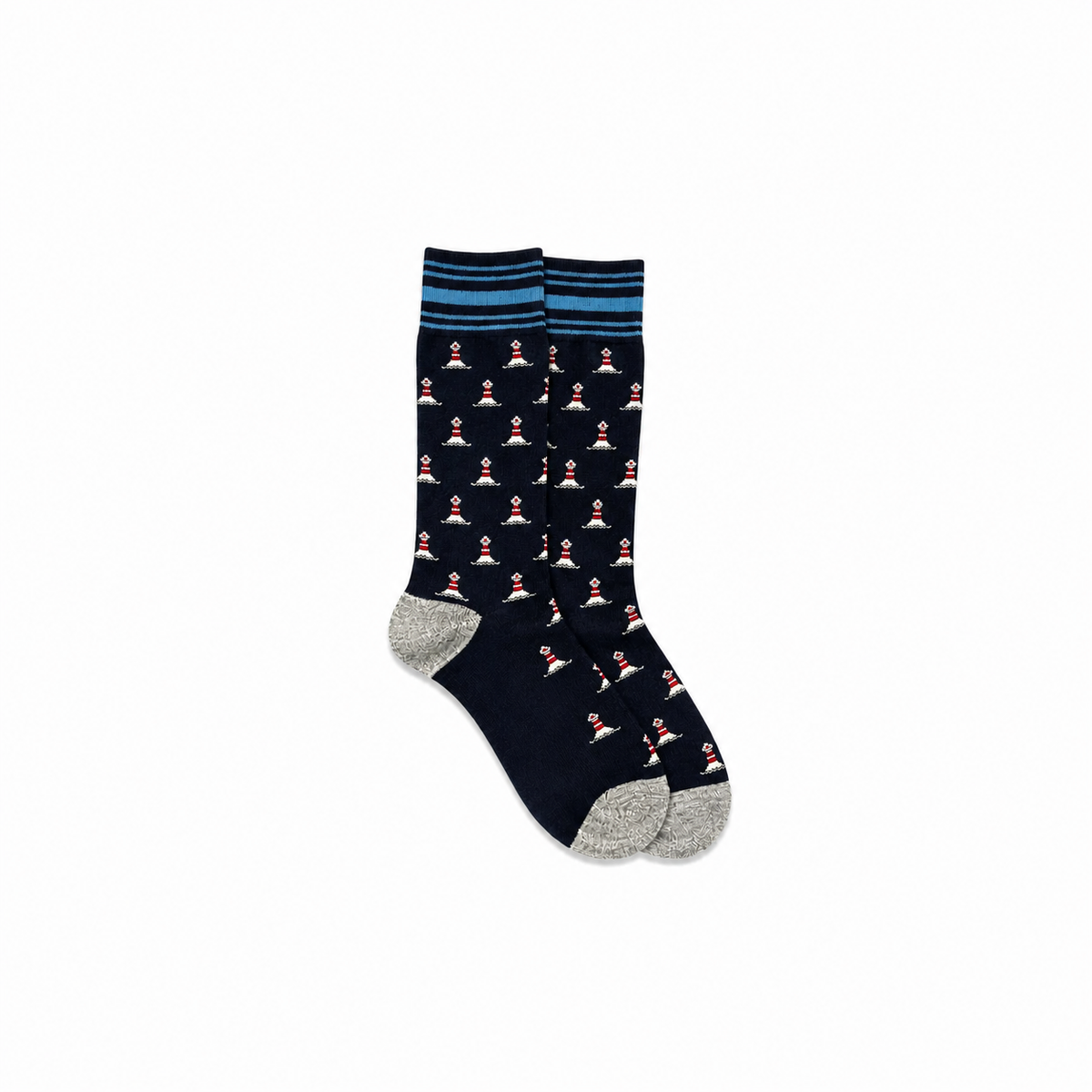 Calcetines Hombre Azul Marino Faros