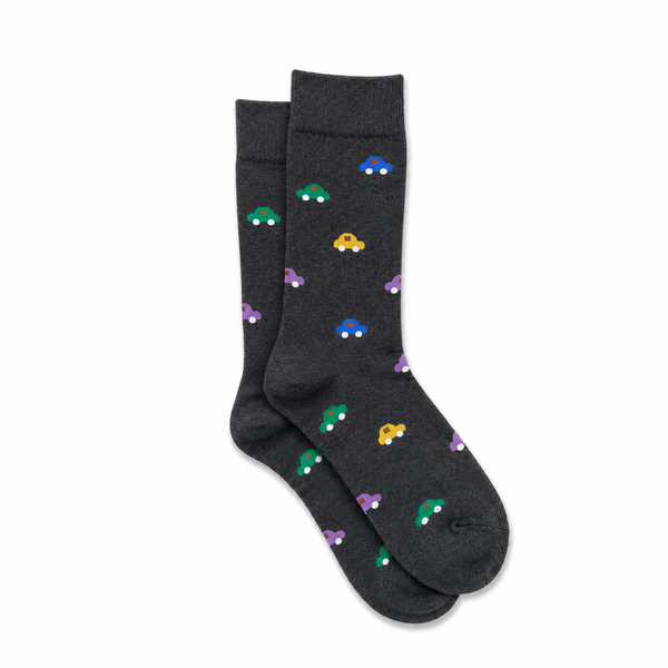 Calcetines Hombre Gris Coches