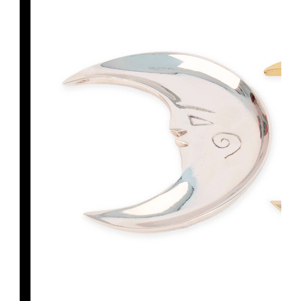 Plato Platito Para Joyería o Joyero Luna Plata