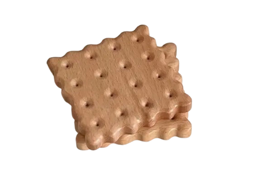 3 Posavasos en Forma de Galleta Madera