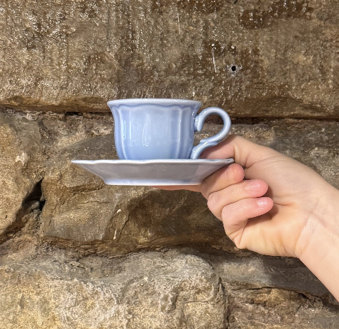 Taza Té Clásica con Plato