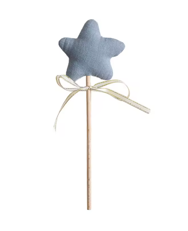 Varita Estrella Sonajero Azul Claro
