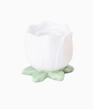 Portavelas Para Vela de Cena Blanco