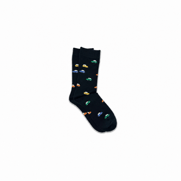 Calcetines Hombre Negro Coches