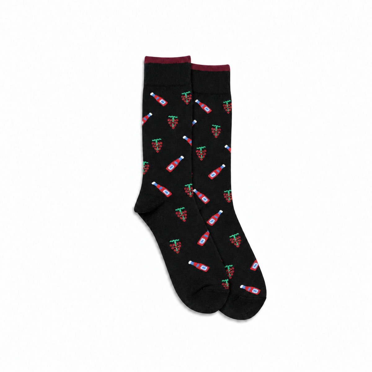 Men's Black Car Socks