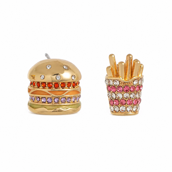Pendientes Hamburguesa y Patatas