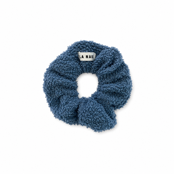 Blue Lamb Scrunchie