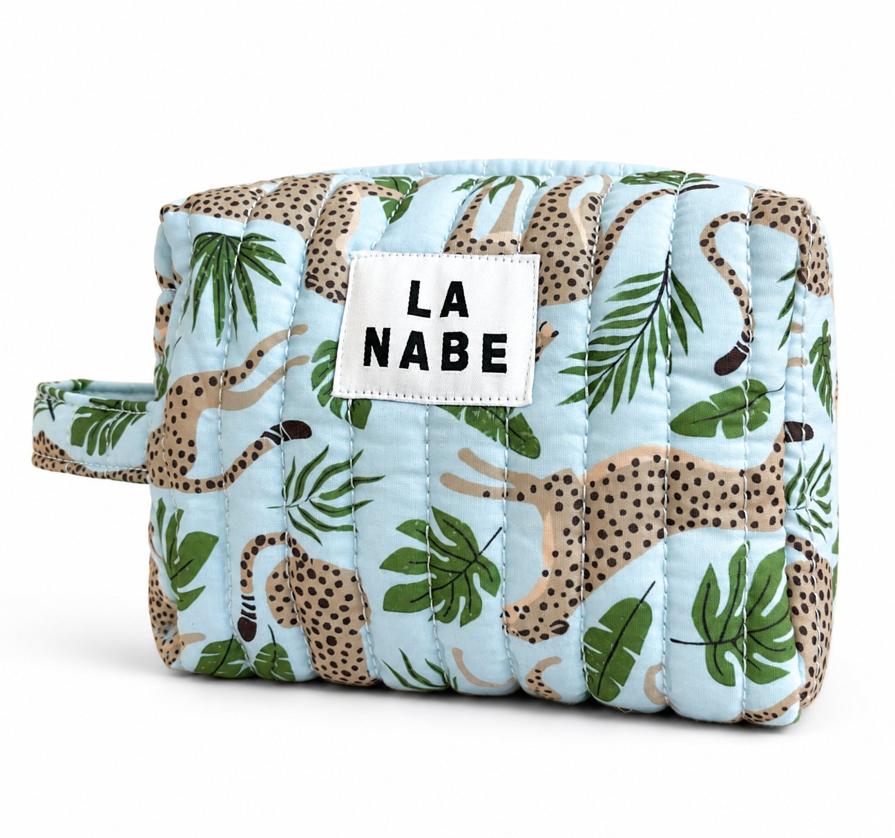 Neceser Leopardos Azul Clarito