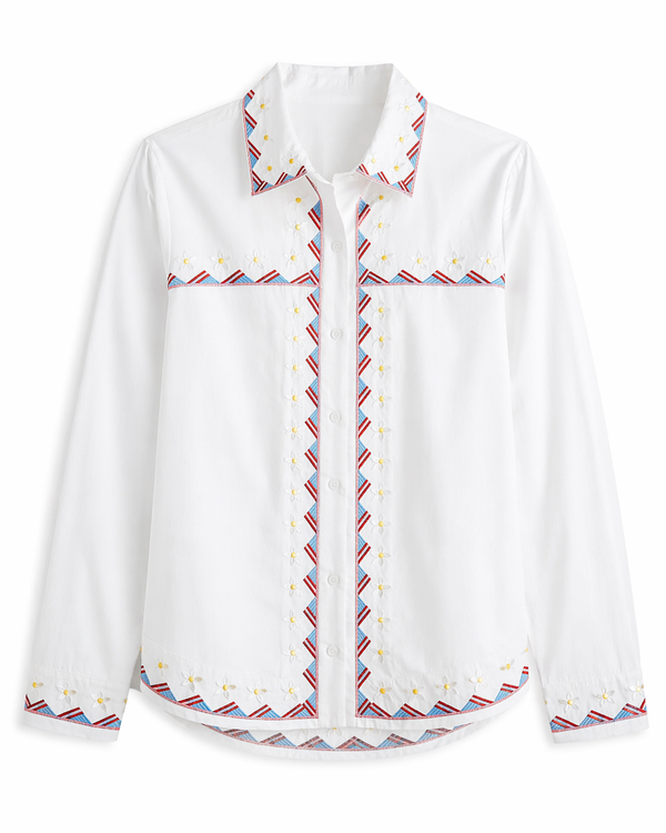 Blusa Margaritas Blanca