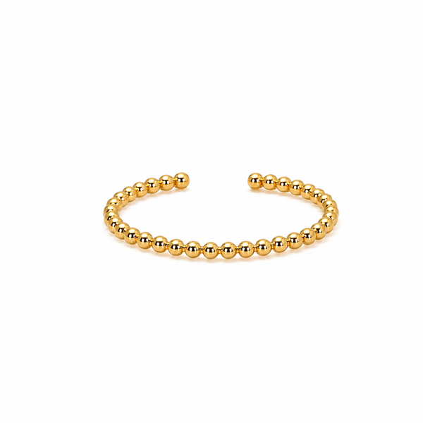 Brazalete Dorado Bolitas