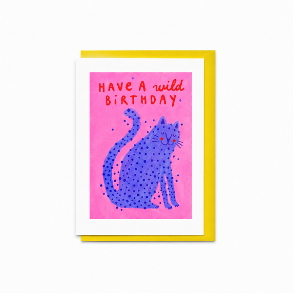 A6 Tarjeta o Postal con Sobre Cumpleaños Have a Wild Birthday