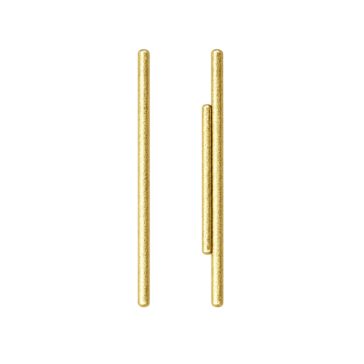 Pendientes Lin Barra Cilindro Irregular Conspiradoras