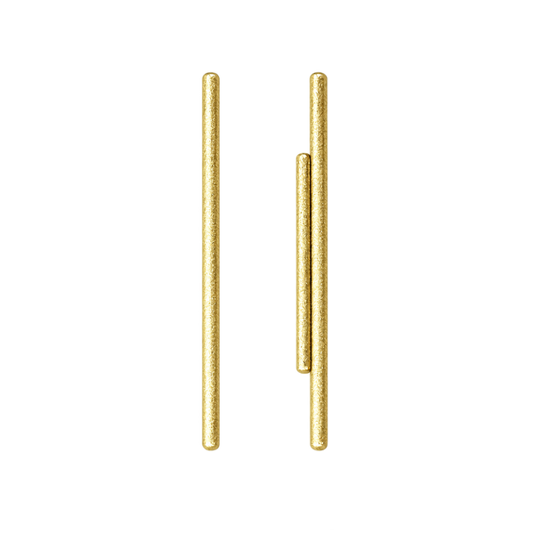 Pendientes Lin Barra Cilindro Irregular Conspiradoras