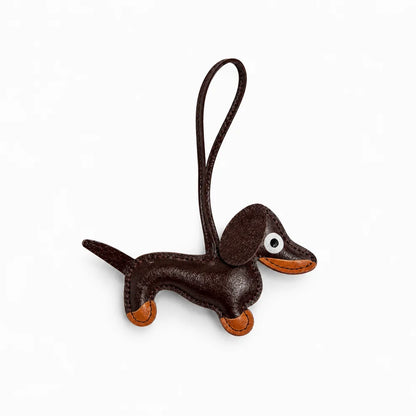 Llavero Charm Perro Salchicha Teckel Negro