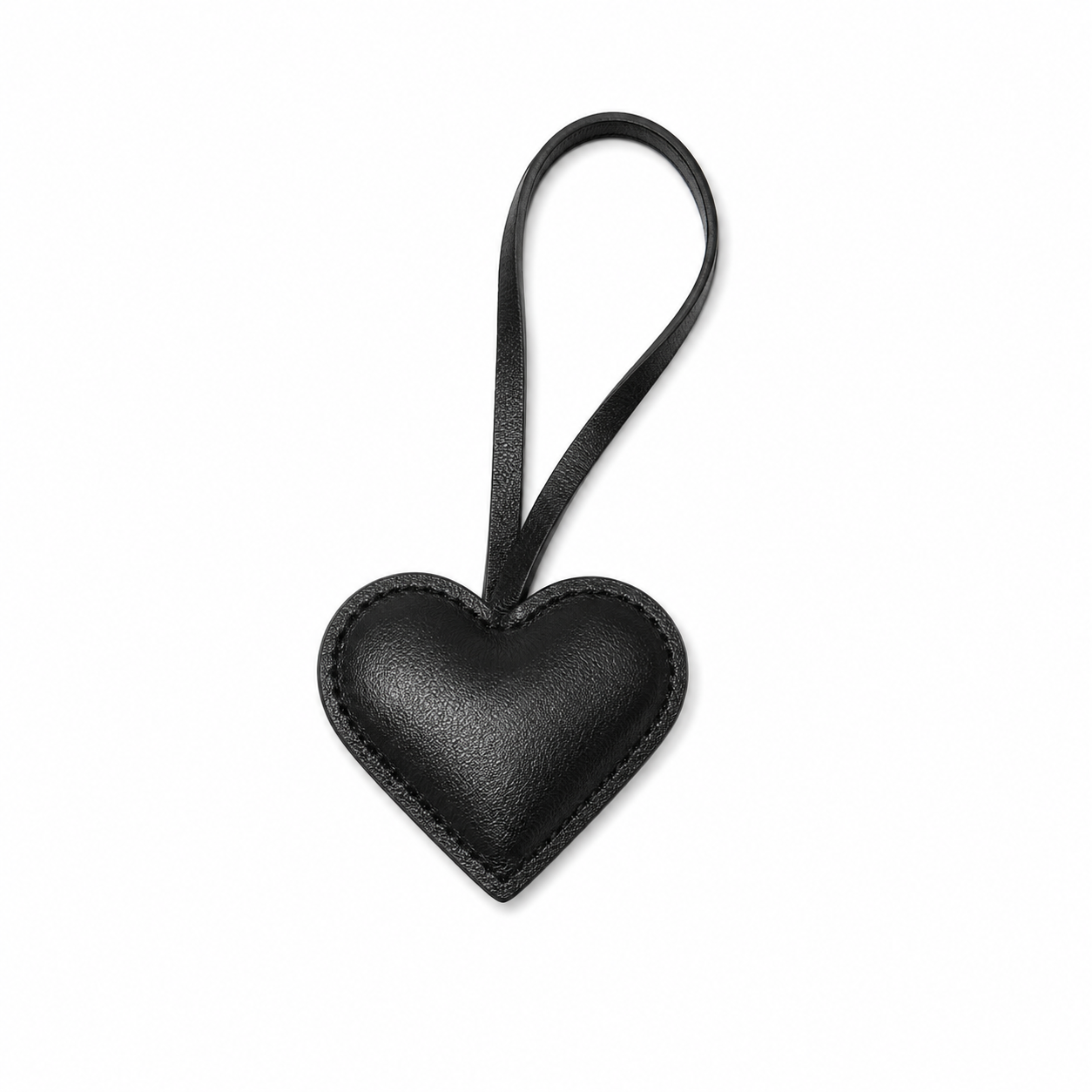 Llavero Charm Corazón Negro