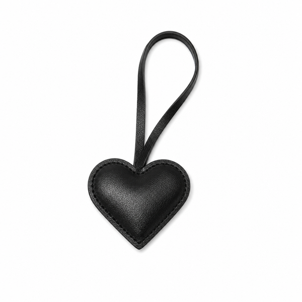 Llavero Charm Corazón Negro