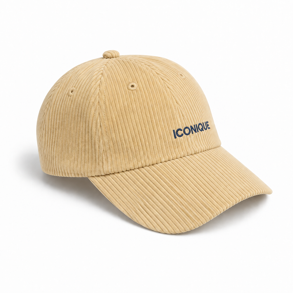 Gorra Pana Beige Iconique Azul