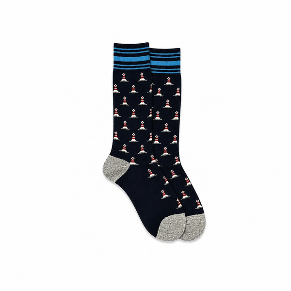 Calcetines Hombre Azul Marino Faros