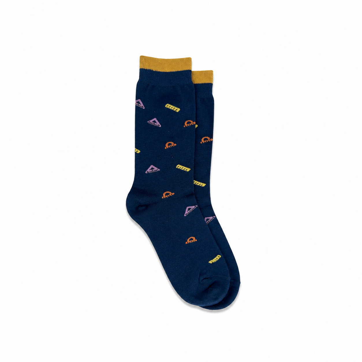 Men's Navy Blue Rules Socks
